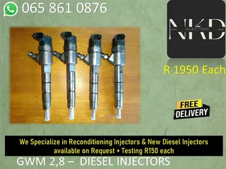 Gwm 2.8 Diesel Injectors For Sale Or To Recon