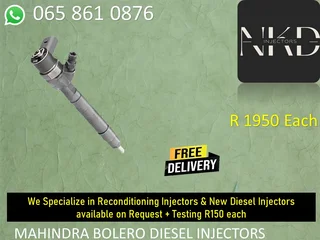 Mahindra Bolero Diesel Injectors For Sale Or To Recon