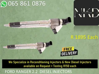 Ford Ranger 2.2 Diesel Injectors For Sale Or To Recon