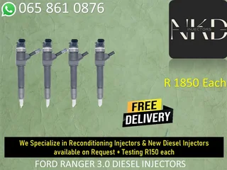 Ford Ranger 3.0 Diesel Injectors For Sale Or To Recon