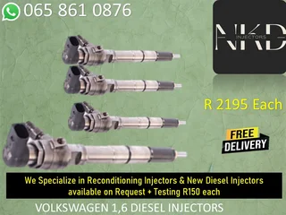Audi 1.6 Diesel Injectors For Sale Or To Recon