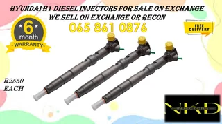 Hyundai H1 Diesel Injectors For Sale Or To Recon With Test Report
