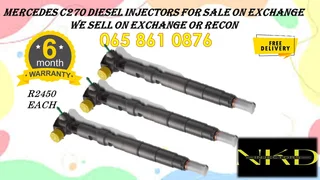 Mercedes C270 Diesel Injectors For Sale Or To Recon