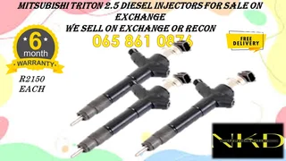 Mitsubishi Triton 2.5 Diesel Injectors For Sale Or To Recon