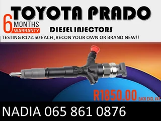 Toyota Prado Diesel Injectors For Sale On Exchange