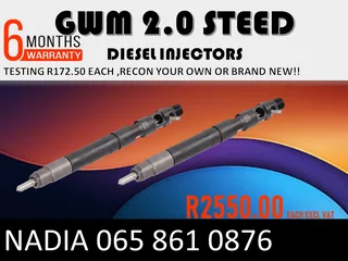 Gwm 2.0 Steed Diesel Injectors For Sale On Exchange