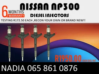 Nissan Np300 Diesel Injectors For Sale On Exchange