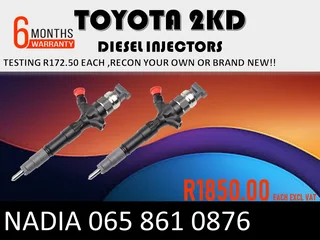 Toyota 2kd Diesel Injectors For Sale On Exchange
