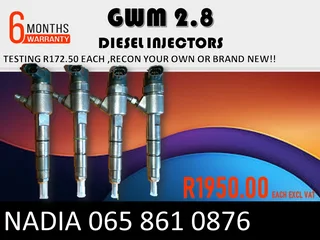 Gwm 2.8 Diesel Injectors For Sale On Exchange