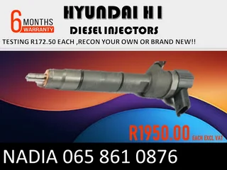 Hyundai H1 Diesel Injectors For Sale On Exchange