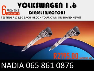 Volkswagen 1.6 Diesel Injectors For Sale On Exchange