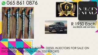 Mahindra Mhawk 2.2 Diesel Injectors For Sale With Warranty