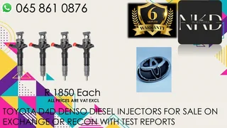 Toyota D4d Diesel Injectors For Sale With Warranty