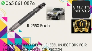 Gwm 2.0 Steed Diesel Injectors For Sale With Warranty