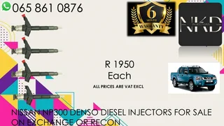 Nissan Np300 Diesel Injectors For Sale With Warranty