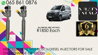 Mercedes Benz Vito Diesel Injectors For Sale With Warranty