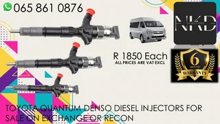 Toyota Quantum Diesel Injectors For Sale With Warranty