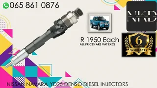 Nissan Navara Yd25 Diesel Injectors For Sale With Warranty