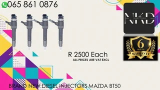 Mazda Bt50 New Diesel Injectors For Sale With Warranty