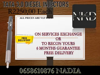 Tata 3.0 Diesel Injectors For Sale Nationwide