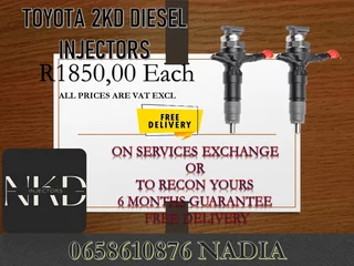 Toyota 2kd Diesel Injectors For Sale Nationwide