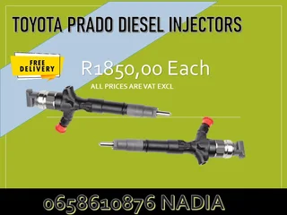Toyota Prado Diesel Injectors For Sale Nationwide