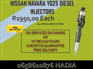 Nissan Navara Yd25 Diesel Injectors For Sale Nationwide