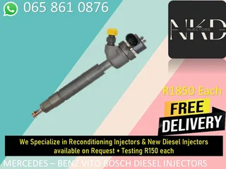 Mercedes Benz Vito Diesel Injectors For Sale Natiowide