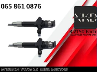 Mitsubishi Triton 2.5 Diesel Injectors For Sale Or Recon