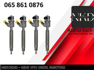 Mercedes Benz Vito Diesel Injectors For Sale Or Recon