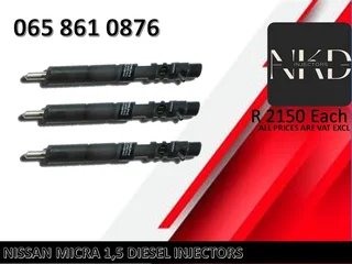 Nissan Micra 1.5 Diesel Injectors For Sale Or Recon