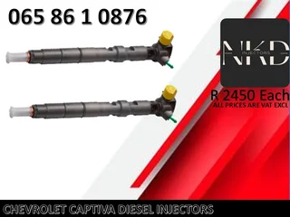 Chevrolet Captiva Diesel Injectors For Sale Or Recon