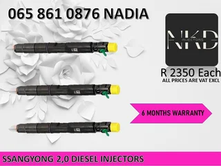 Ssangyong 2.0 Diesel Injectors For Sale Or Recon