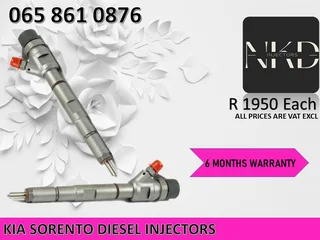 Kia Sorento Diesel Injectors For Sale Or Recon