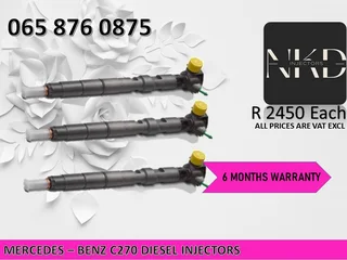Mercedes C270 Diesel Injectors For Sale Or Recon