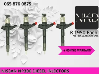 Nissan Np300 Diesel Injectors For Sale Or Recon