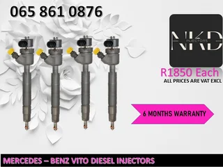 Mercedes Benz Vito Diesel Injectors For Sale Or Recon