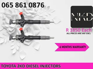 Toyota 2kd Diesel Injectors For Sale Or Recon