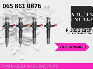 Toyota Hilux Diesel Injectors For Sale Or Recon