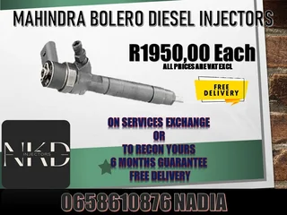 Mahindra Bolero Diesel Injectors For Sale Or Recon