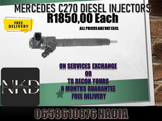 Mercedes C270 Diesel Injectors For Sale Or Recon