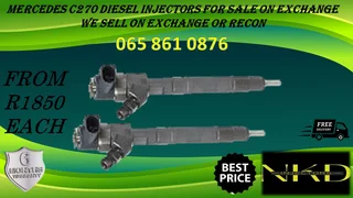 Mercedes C270 Diesel Injectors For Sale Or Recon