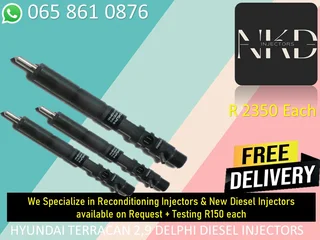 Hyundai Terrican 2.9 Diesel Injectors For Sale Nationwdie