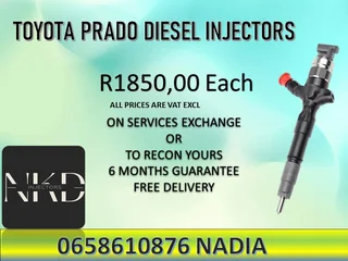 Toyota Prado Diesel Injectors For Sale Nationwide