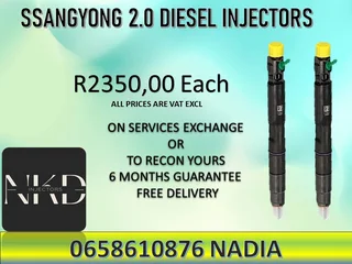 Ssangyong 2.0 Diesel Injectors For Sale Nationwide