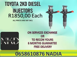 Toyota 2kd Diesel Injectors For Sale Nationwide