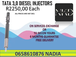 Tata 3.0 Diesel Injectors For Sale Nationwide