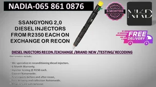 Ssangyong 2.0 Diesel Injectors For Sale Nationwide
