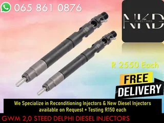 Gwm 2.0 Steed Diesel Injectors For Sale Or Recon