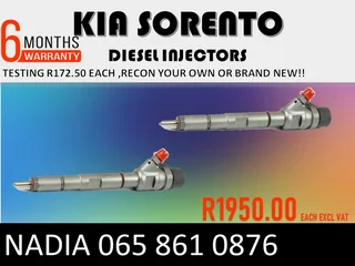 Kia Sorento Diesel Injectors For Sale Or Recon